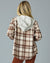 Reina Shacket in Whitecap Plaid