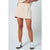 Soft Side Slit Skirt in Beige