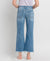 High Rise Crop Slim Wide Leg Denim by Lovervet