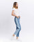 High Rise Two Tone Denim by Flying Monkey
