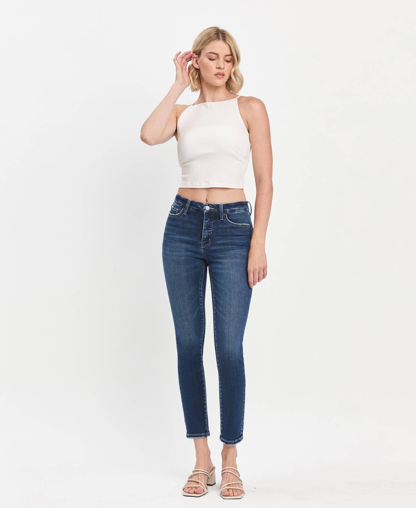 Tummy Control High Rise Seamless Skinny Jean by Lovervet