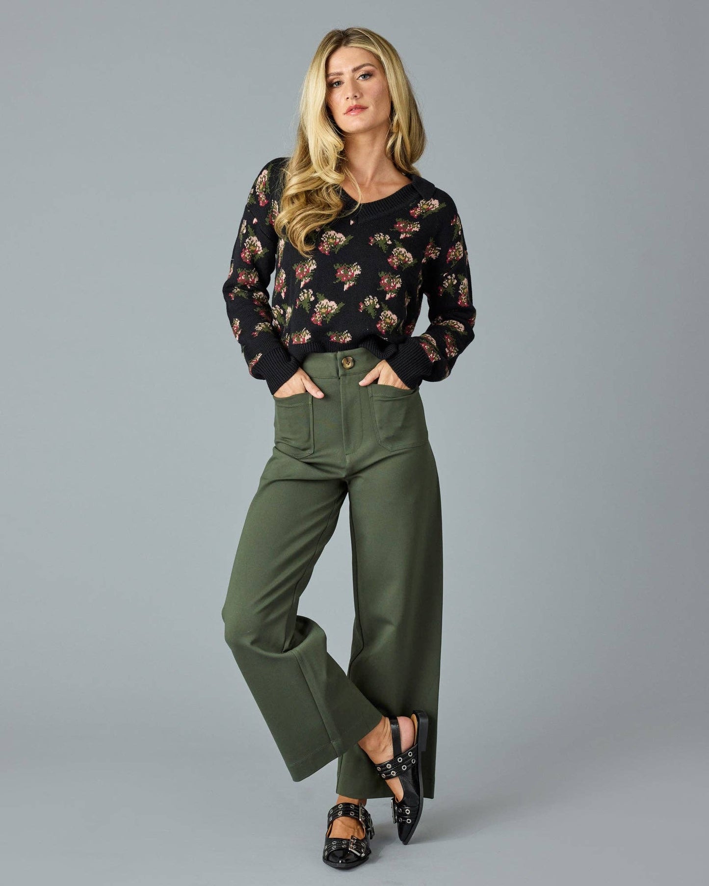 French Girl Crop Pant in Climbing Ivy