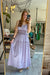 Ruffle Dress in Iris