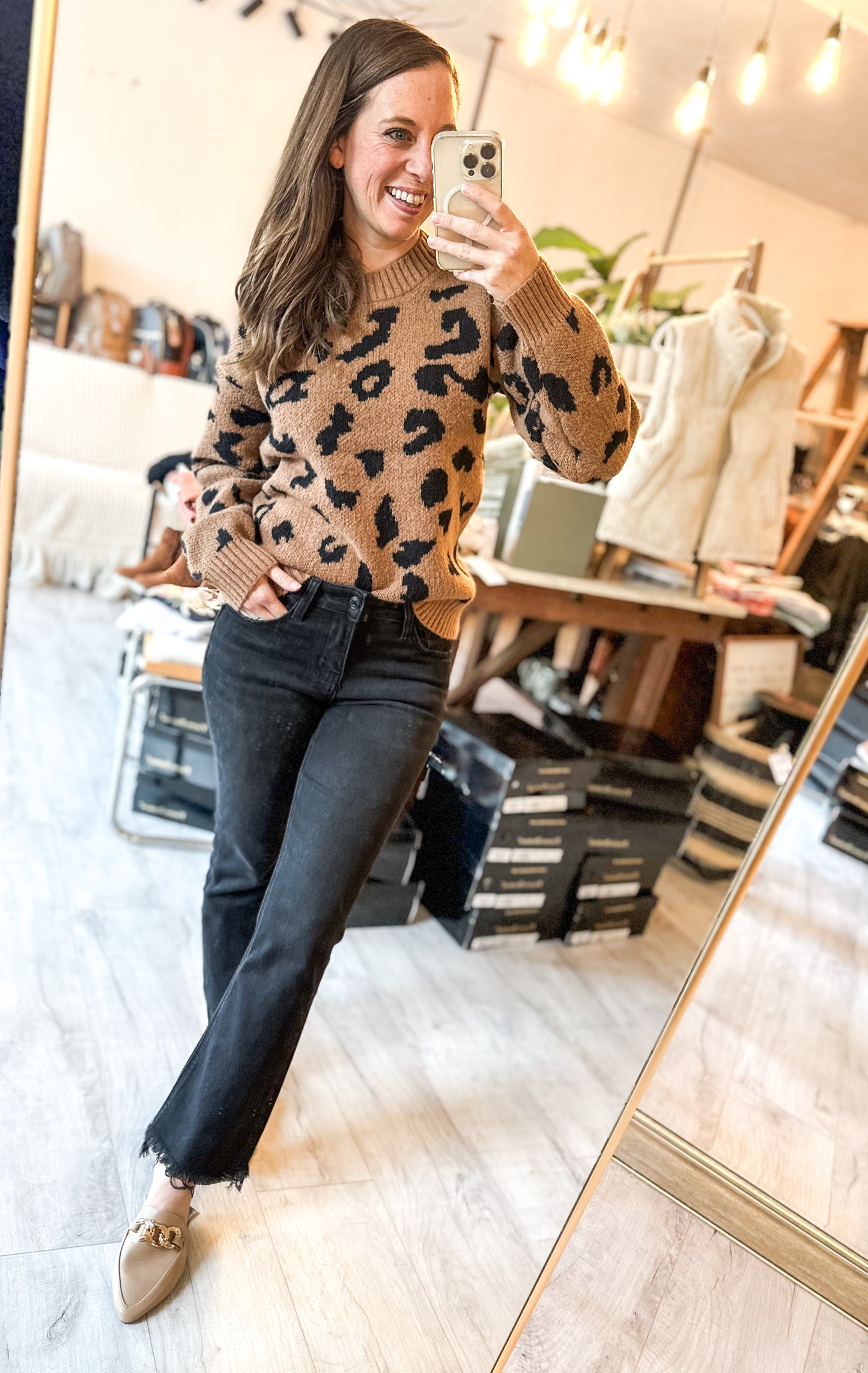 Black Raw Distressed Crop Flare by Lovervet