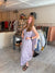 Ruffle Dress in Iris