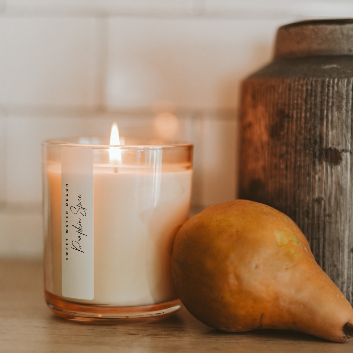 Pumpkin Spice 12 oz Soy Candle - Fall Decor & Gifts