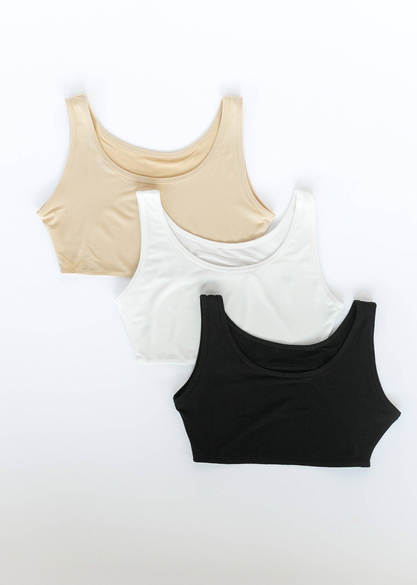 Dressy Demi Layering Tank in Nude