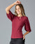 Adagio Top in Cabernet Red