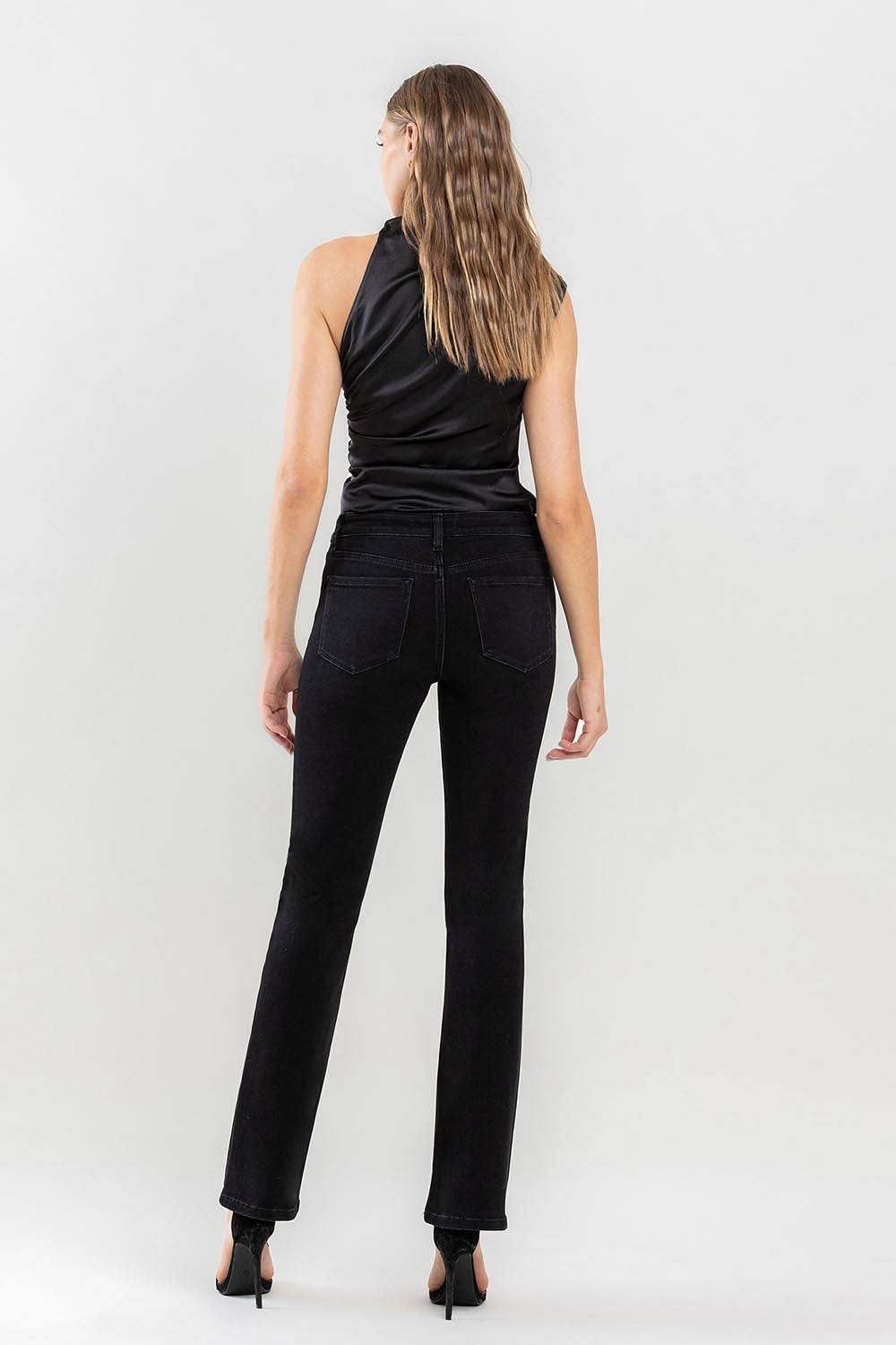 Bootcut jeans in Black by Lovevet