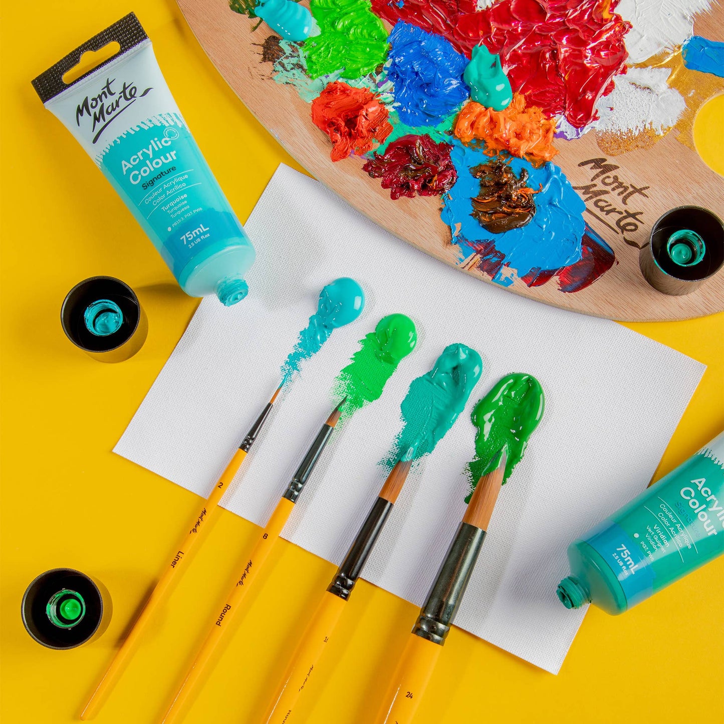 Acrylic Brushes Signature 4pc