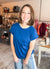 Comfort Cotton Short Sleeve Tee in Classic Blue