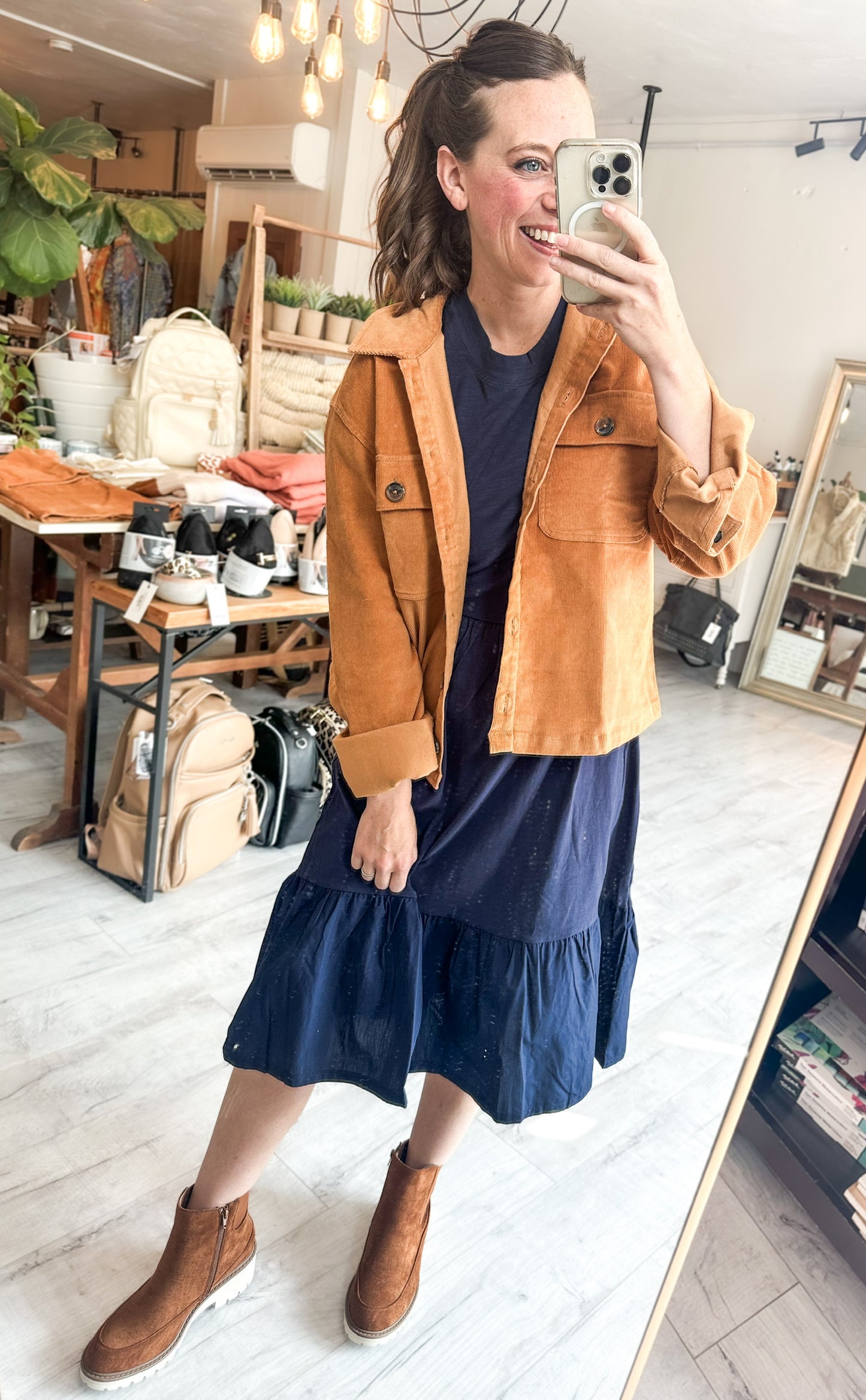 Beauty Era Dress in Peacoat