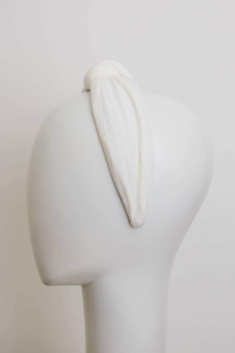 Summer Wide Stripe Topknot Headband