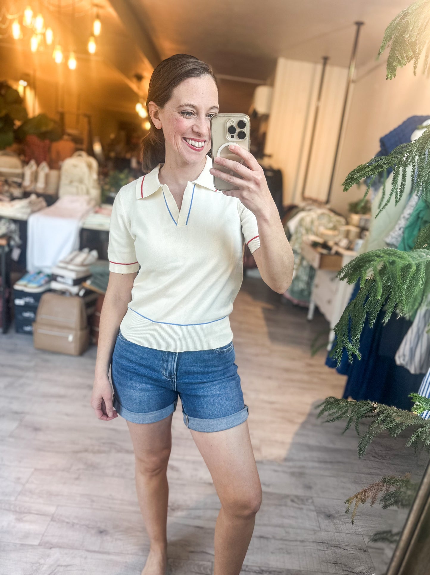 Super High Rise Rolled Cuff Hem Shorts by Lovervet