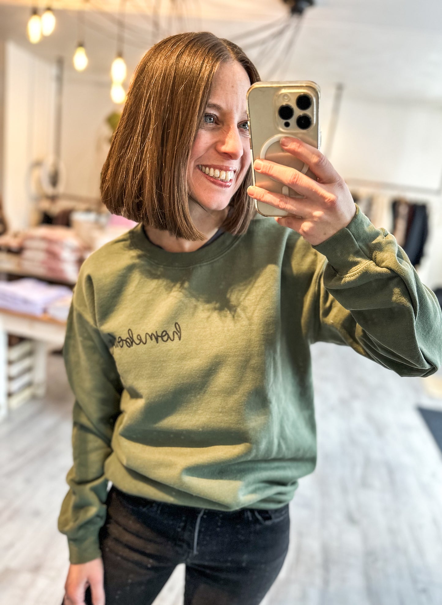 Homebody Cursive Sweatshirt