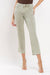 High Rise Stretch Straight in Light Olive Grey by Lovervet