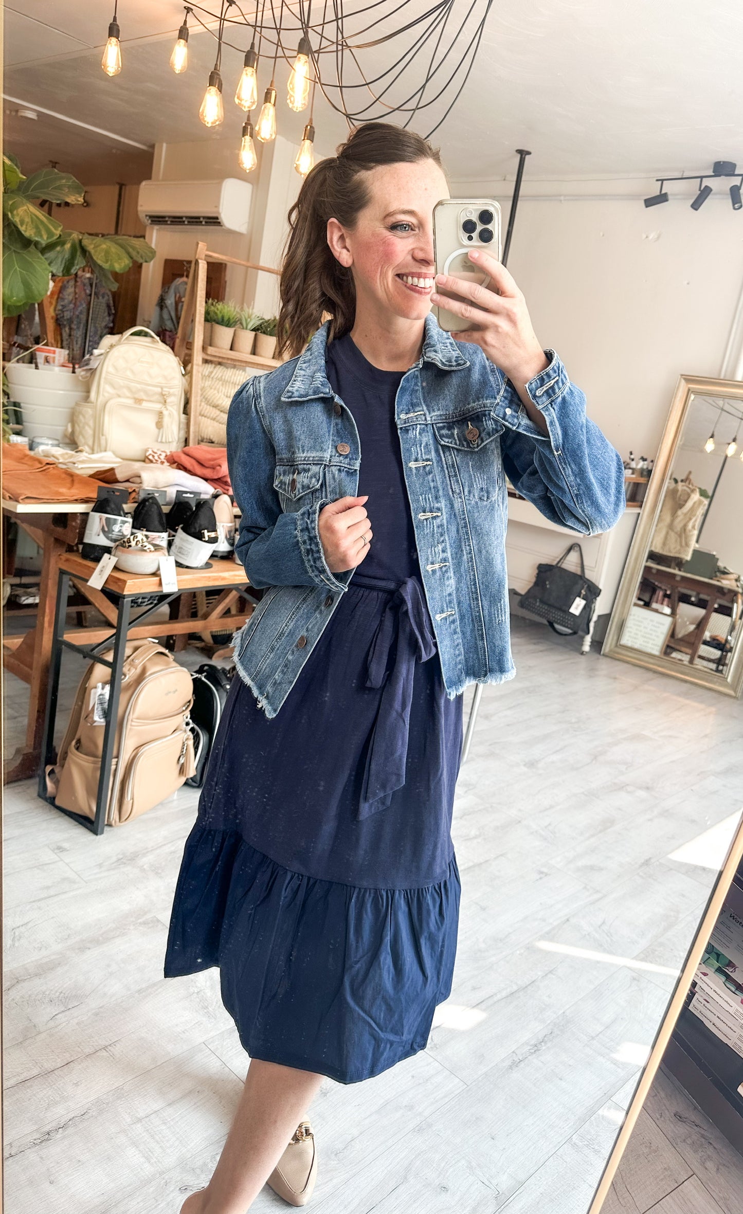 Beauty Era Dress in Peacoat