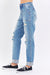 High Waist Patch Pocket Boyfriend Jean by Judy Blue