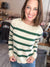 Lightweight Wool Blend Sweater in Dark Olive