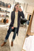 Essential Long + Soft Cardigan in Navy