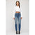 Super High Rise Straight Leg Denim in Medium Wash by MICA