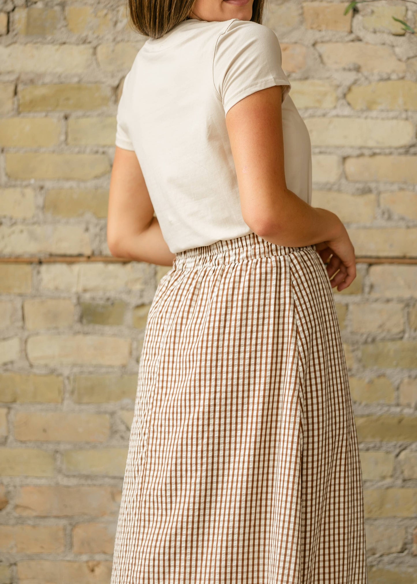 McKenna Gingham Maxi Skirt