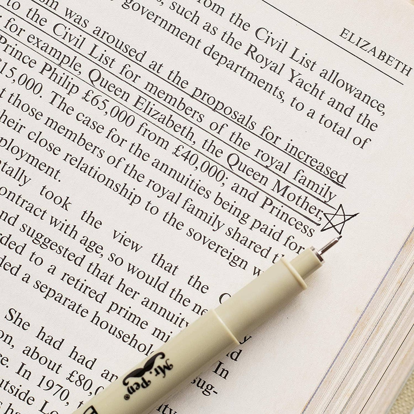 Mr. Pen Black Multiliner Drawing Pens - 8 Pack