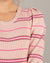 Sweet Stripes Top in Blush Pink