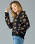 Gallery Sweater in Floral & Black