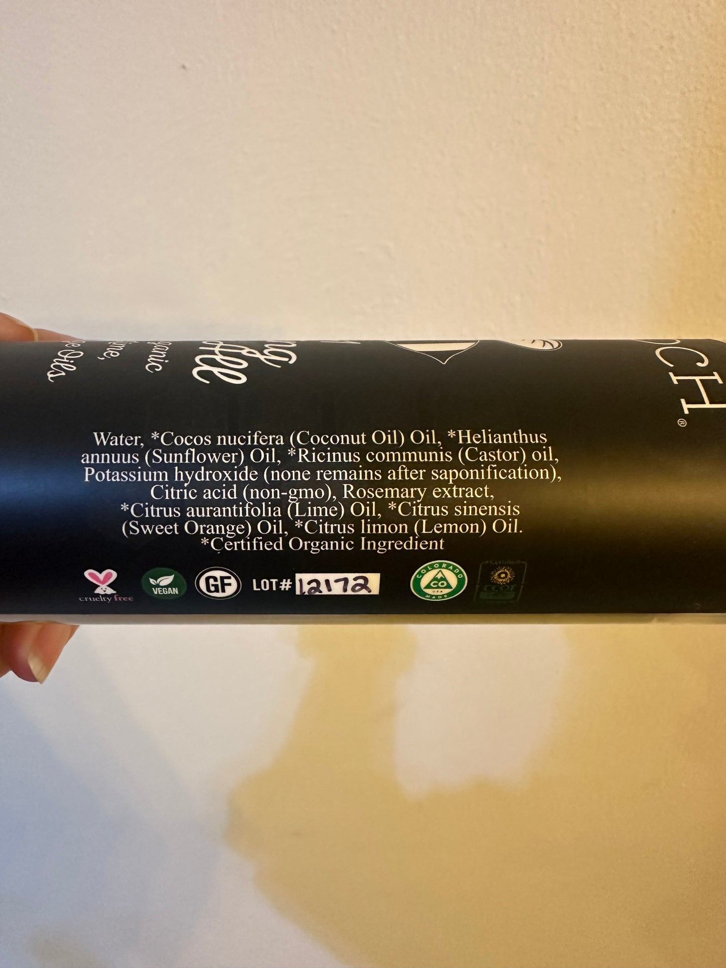 3-1 Foaming Wash All - 8 oz Foaming Castille Soap For Face, Hands & Body - Citrus