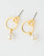 Pearl Gold Statement Earrings