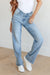 High Waist V front Straight Fit in Light Wash by Judy Blue