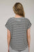 Striped Knit Top in Black and White
