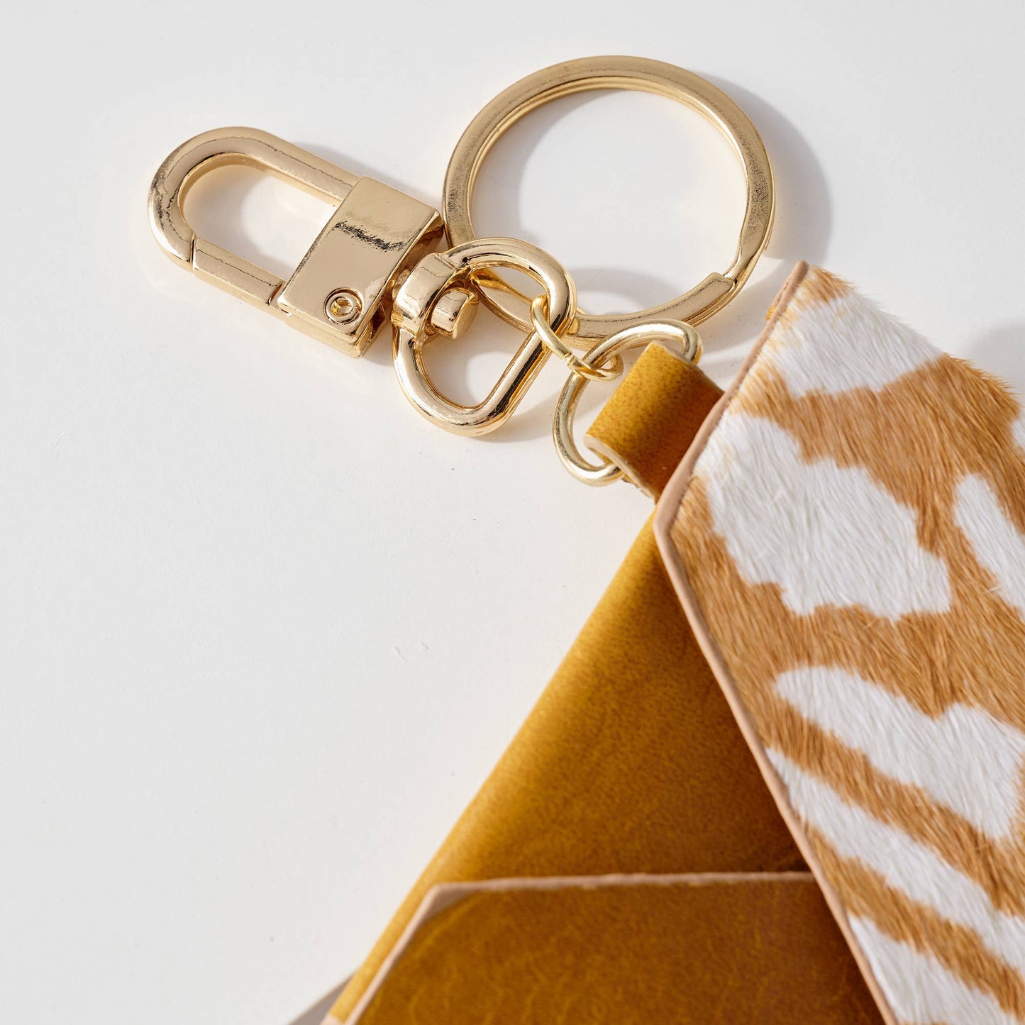 Animal Print Coin Purse Key Chain