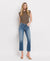 High Rise Crop Straight Denim by Lovervet