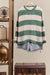 Color Block Sweater in Green