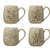 Debossed Stoneware Mug (Each One Will Vary)