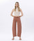 High Rise Twist Barrel Denim in Copper by Flying Monkey