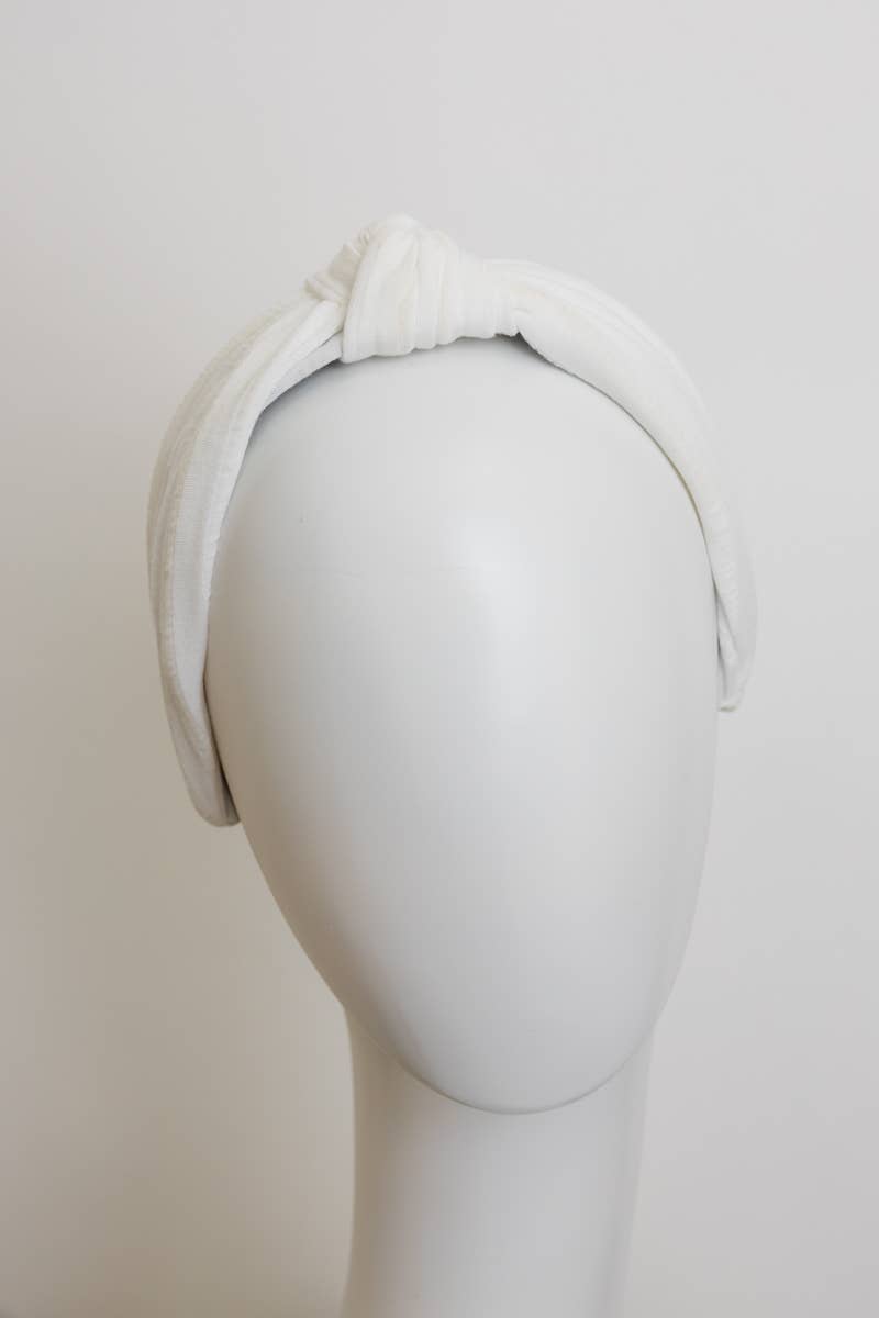 Summer Wide Stripe Topknot Headband