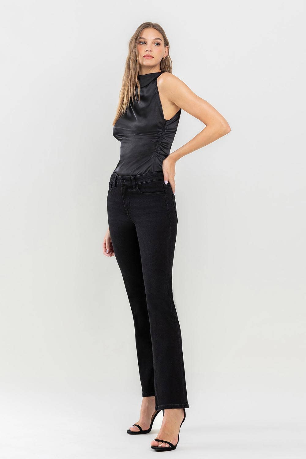 Bootcut jeans in Black by Lovevet
