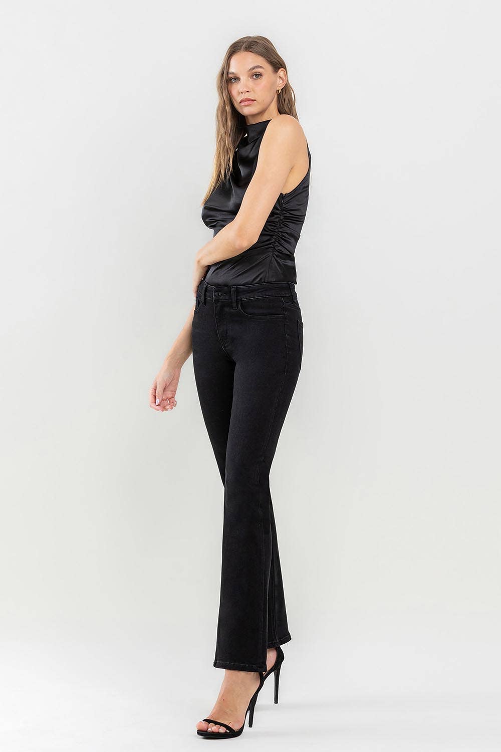 Bootcut jeans in Black by Lovevet