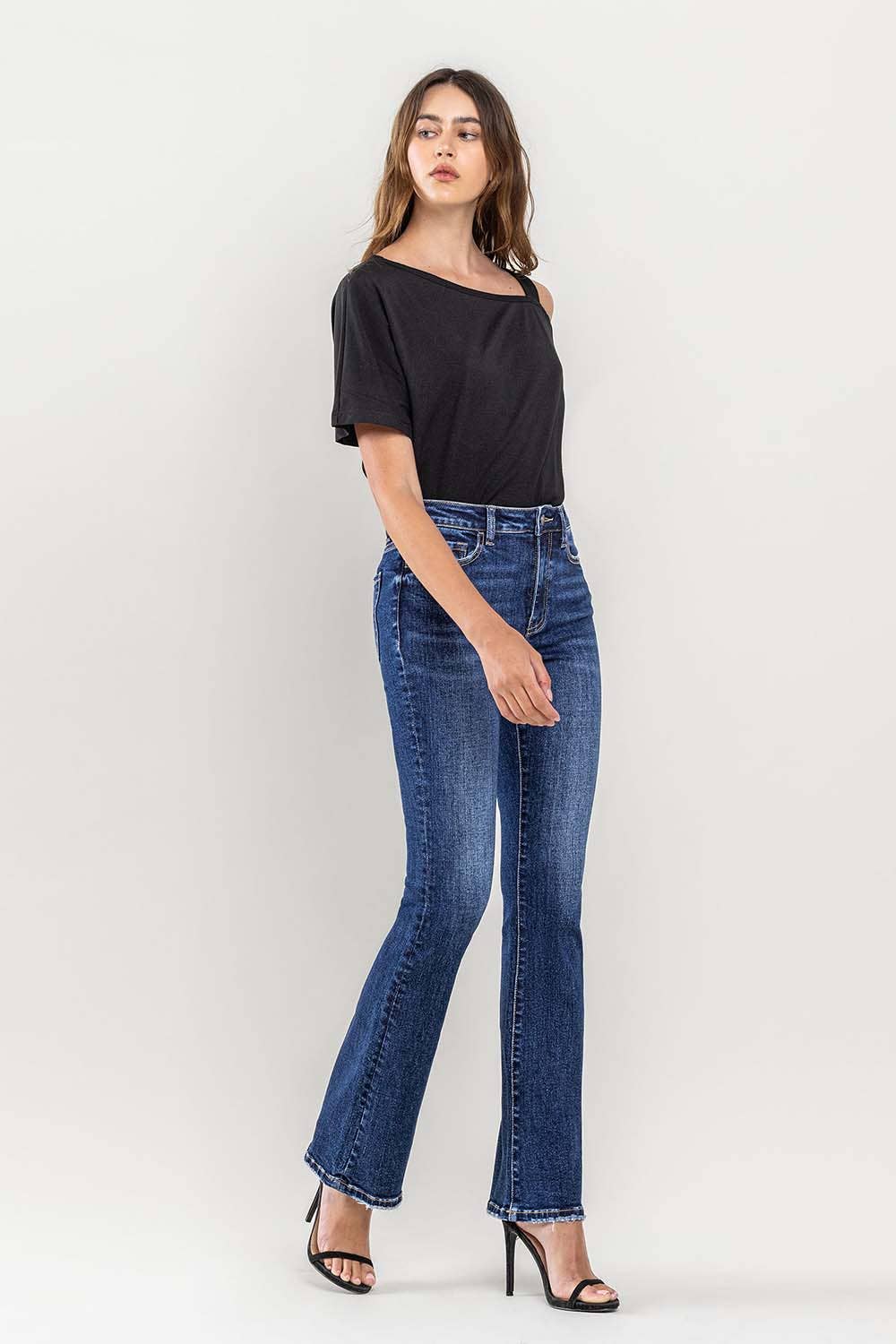 High Rise Medium Wash Boot Cut by Lovervet