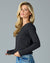 Essential Long Sleeve Tee in Black Beauty