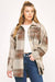 Women's Plaid Shirt in Brown & Rust