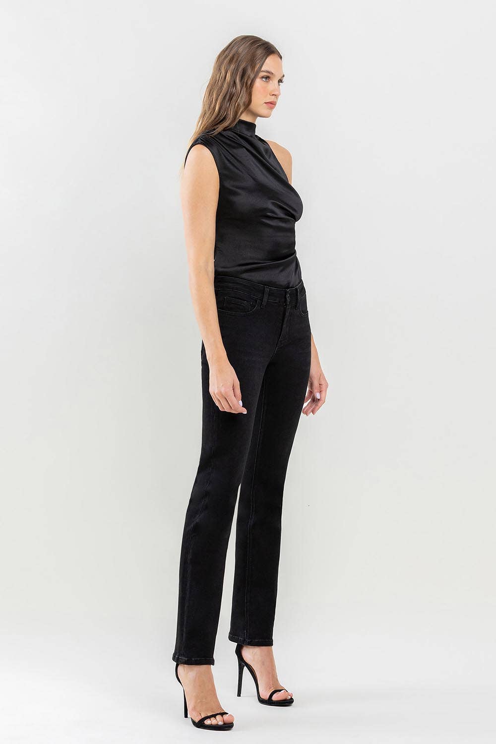 Bootcut jeans in Black by Lovevet