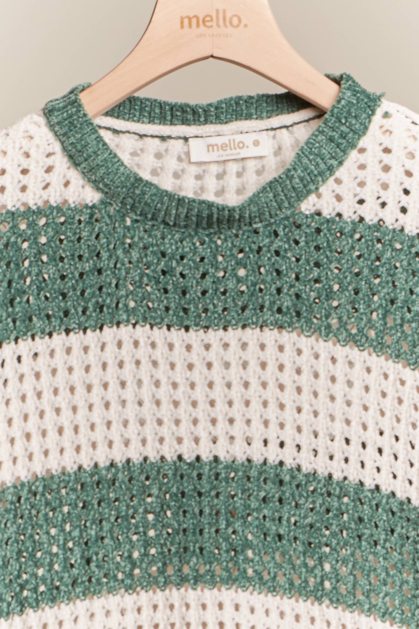 Color Block Sweater in Green