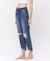 High Rise Relaxed Straight Denim by Lovervet