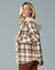 Reina Shacket in Whitecap Plaid