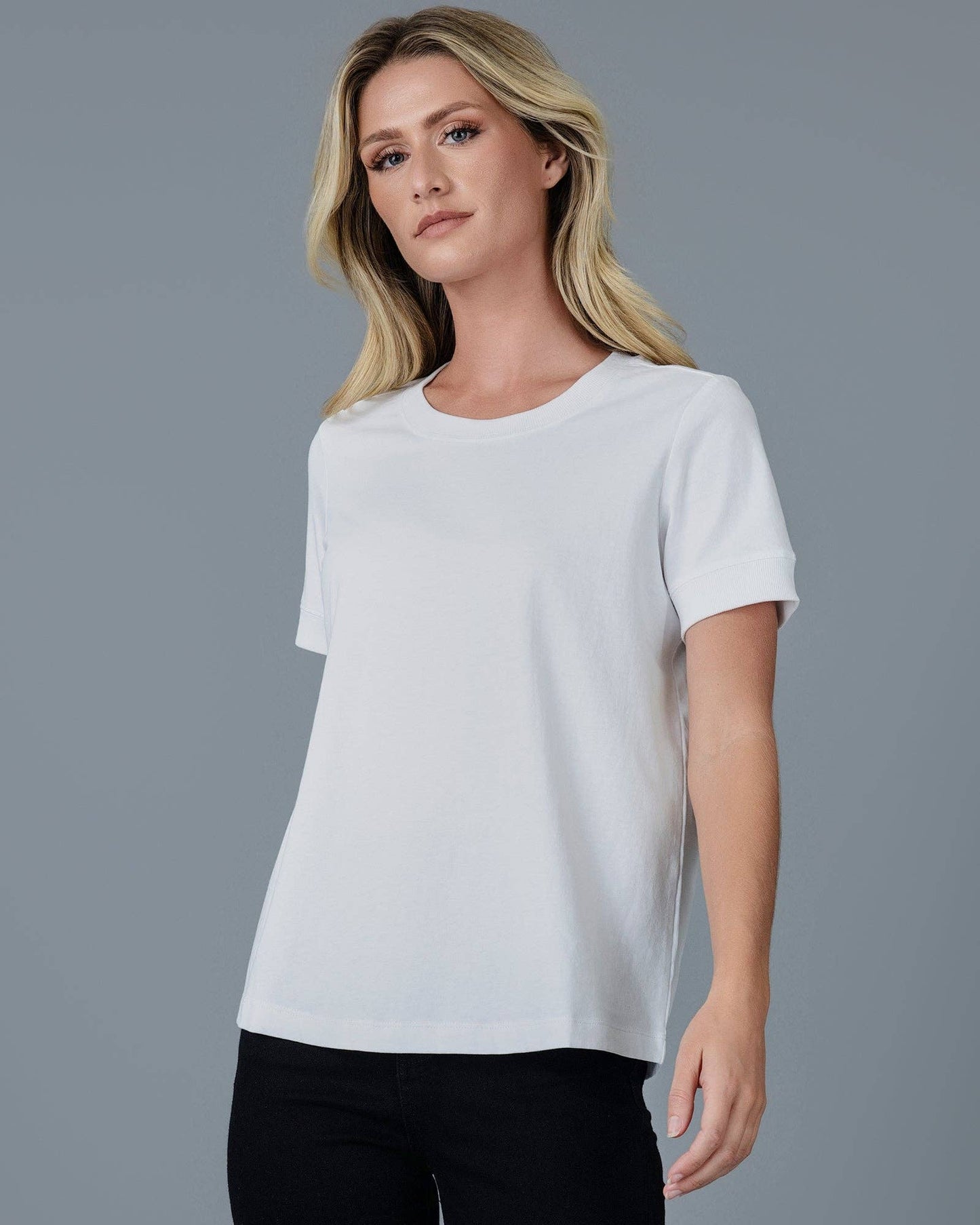 Your Favorite Short Sleeve Crew Neck Basic Tee