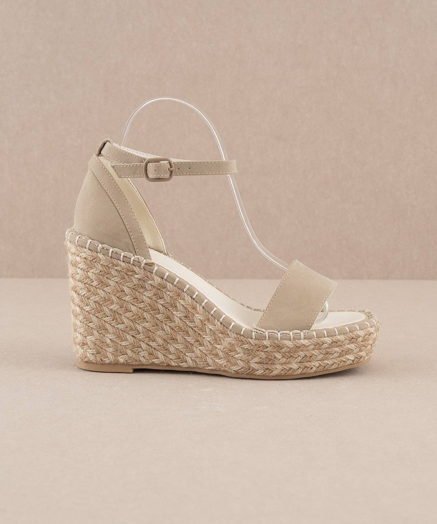 The Madrid Taupe | Wedge Heel in Taupe